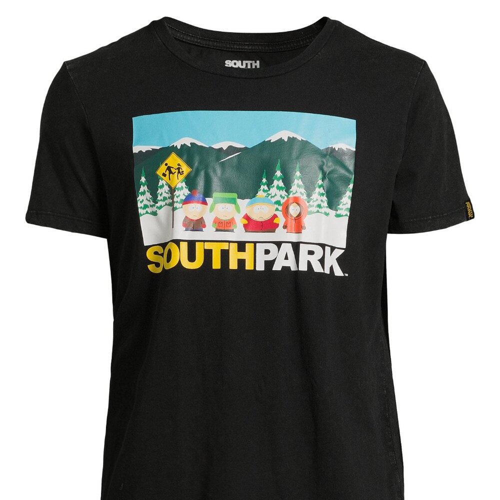 South Park Unisex Graphic T-Shirt with VHS Box Package, Sizes M, LIMITED Item!